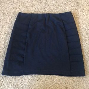 Forever 21 Stretchy Navy Skirt